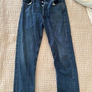 90s Pinch Waist High Rise Straight in Control